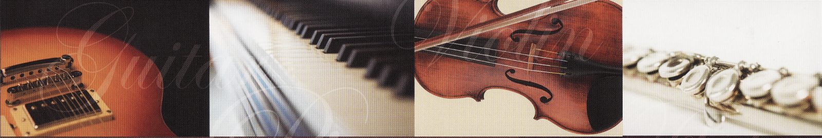 The image contains a collection of instruments that are commonly used in orchestras and chamber music ensembles. * Guitar ...